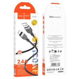 Hoco 2.4 A USB to Lightning Port Charging Data Cable X109