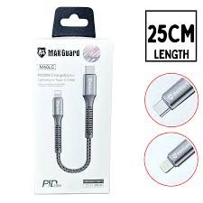 Maxguard 20W Lightning to Type-C Cable Short 25CM Cable - M40LC