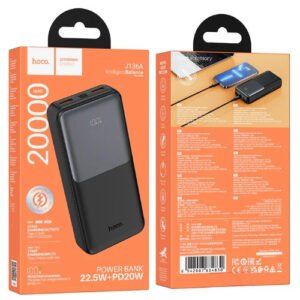 22.5W PD+QC Power Bank W LED Display 20000mAh J136A