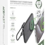 Magnetic 20W PD+QC Wireless Charging Power Bank, 10mm Ultra Thin, Detachable Cable, CCC Certification (5000mAh) (M30)