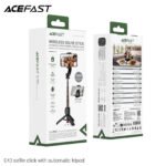 Premium 0.63m Selfie Stick with Drop-to-Open Tripod | Mini Portable Aluminum Stand with Bluetooth Remote (E43)