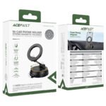 Premium Magnetic Phone Holder for Windshield & Dashboard w/ Ring Shape N52 Strong Magnet, Multi Way Adjustable (D55)