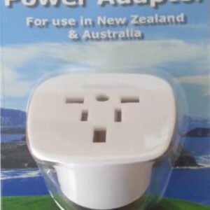 3 Pin Adapter - White NZ Certified