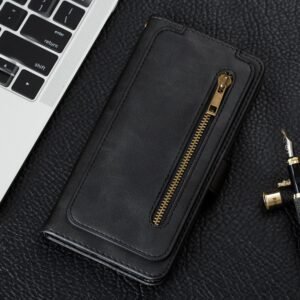 Vertical Flip Wallet Case 9 Card & Zipper for Google Devices
